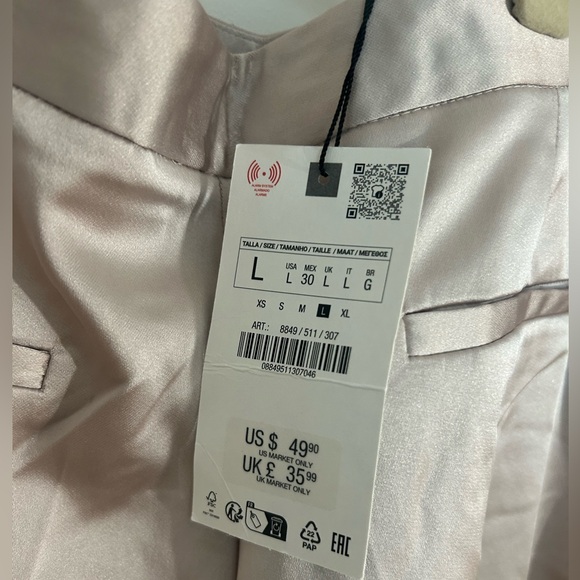 Zara Satin Effect Pants - NWTs - Large - Picture 6 of 10